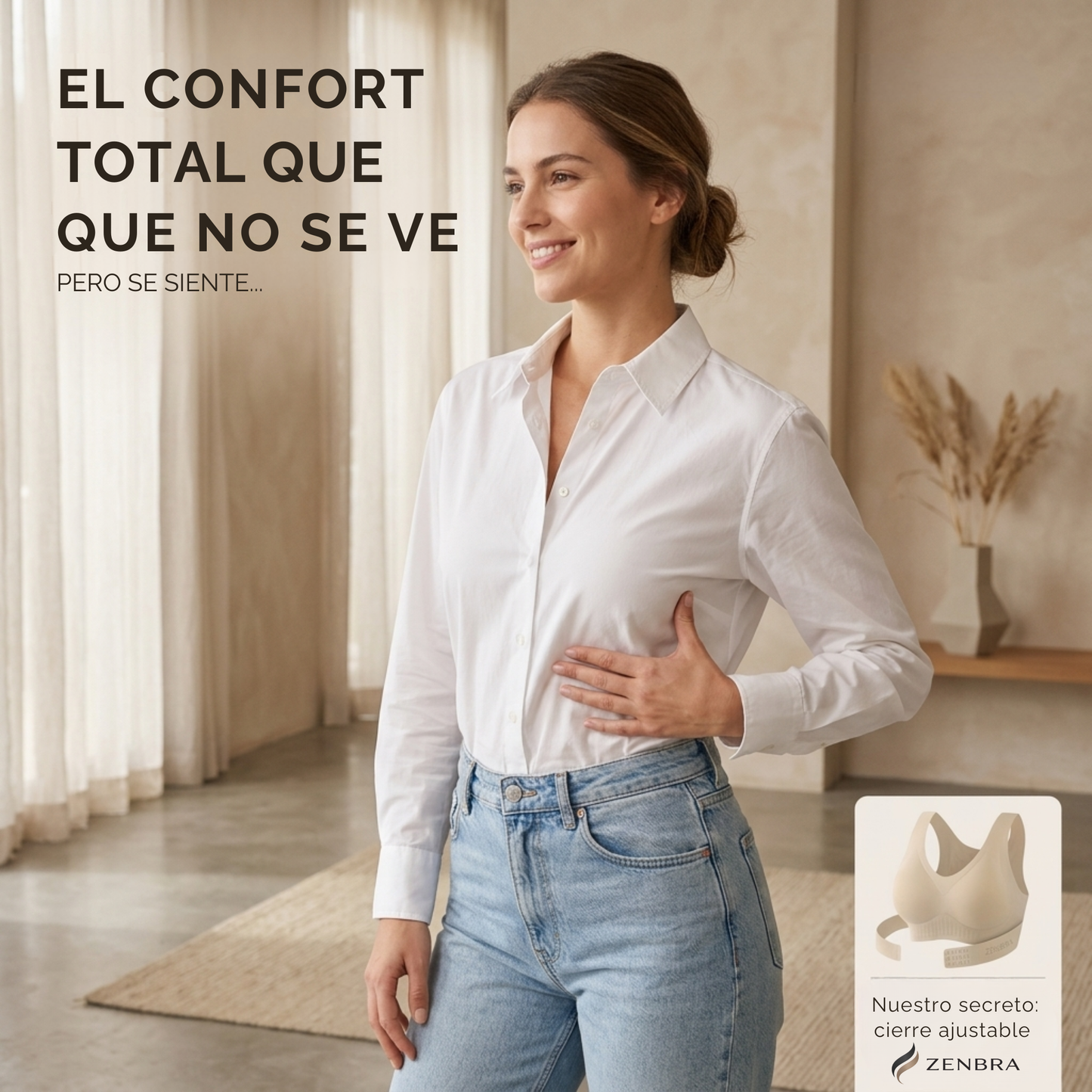 ZENBRA™ Tu espalda libre de cargas, tu silueta radiante.
