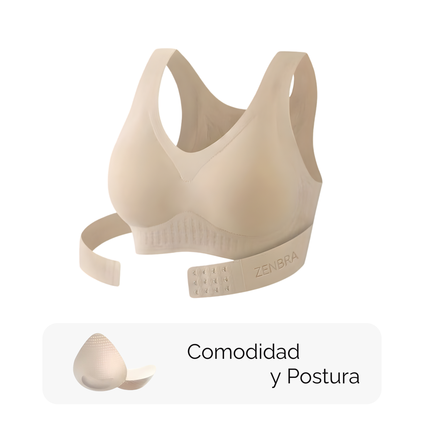 ZENBRA™ Tu espalda libre de cargas, tu silueta radiante.