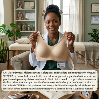ZENBRA™ Tu espalda libre de cargas, tu silueta radiante.