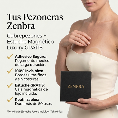 Cubrepezones Zenbra + Estuche Magnético GRATIS